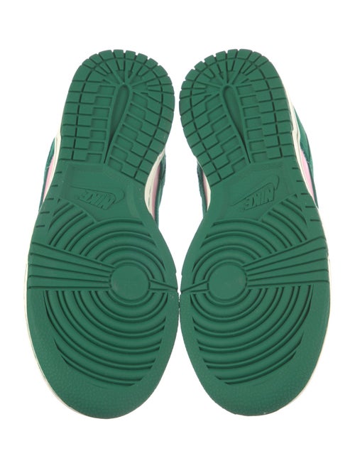 Nike Leather Colorblock Pattern Athletic Sneakers