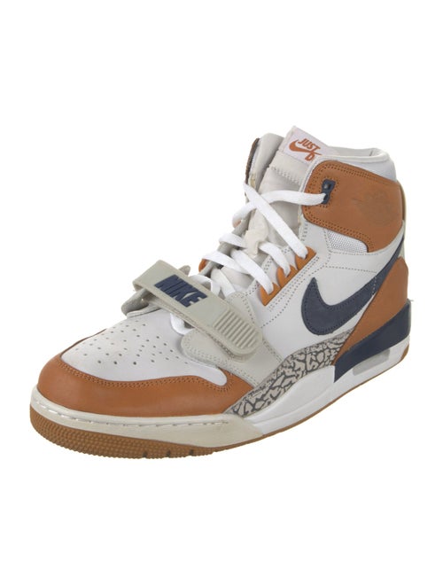 Nike Leather Colorblock Pattern Sneakers