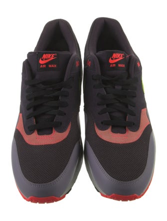 Nike Suede Colorblock Pattern Athletic Sneakers