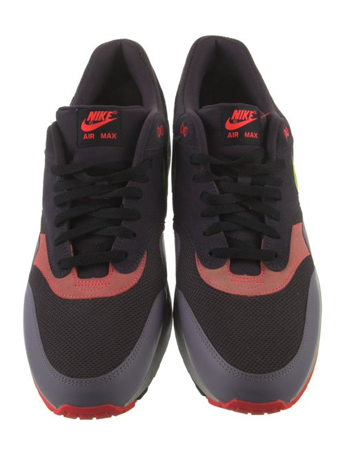Nike Suede Colorblock Pattern Athletic Sneakers