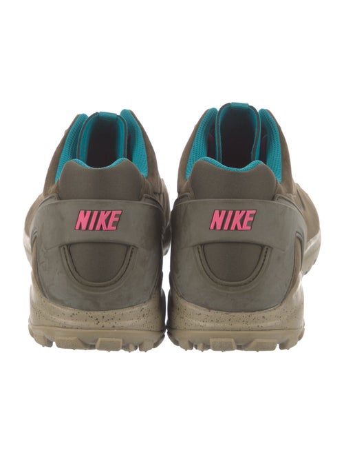 Nike Suede Colorblock Pattern Athletic Sneakers