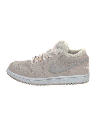 Nike Suede Fur Trim Athletic Sneakers