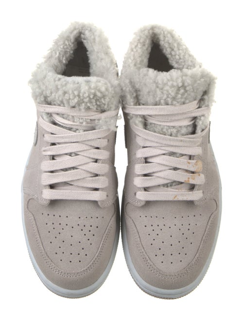 Nike Suede Fur Trim Athletic Sneakers