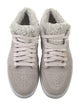 Nike Suede Fur Trim Athletic Sneakers