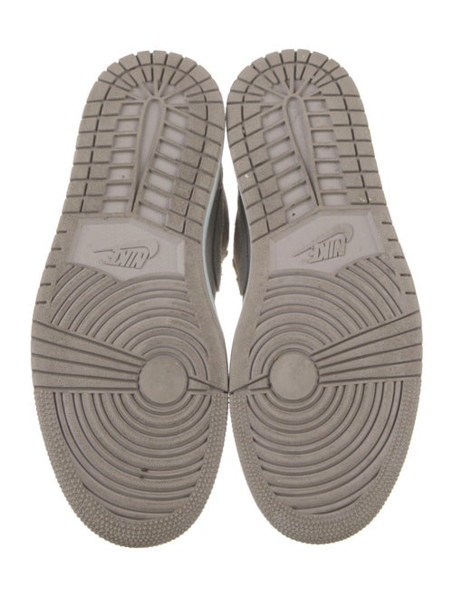 Nike Suede Fur Trim Athletic Sneakers