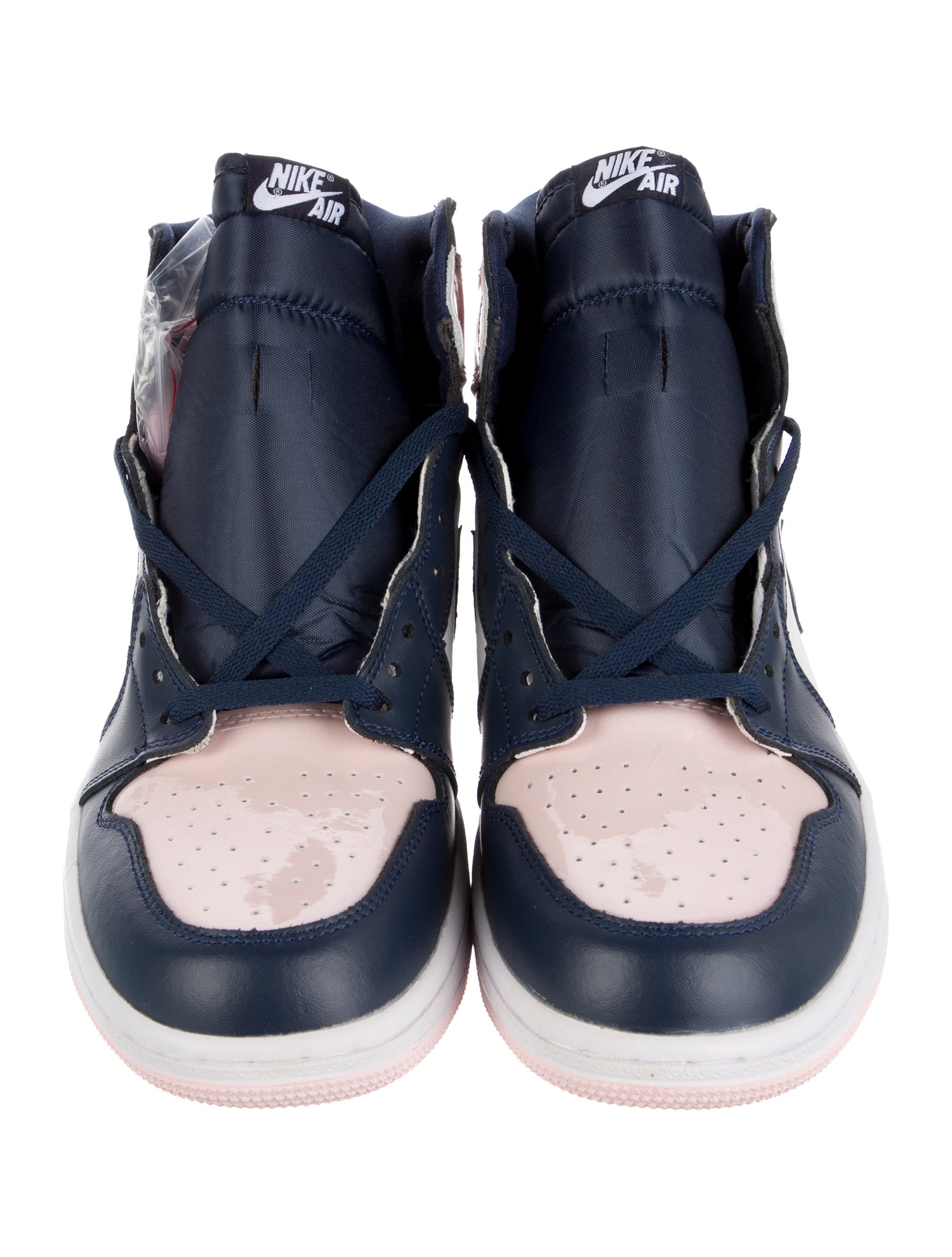 Nike Leather Colorblock Pattern Sneakers