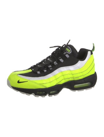 Nike Leather Colorblock Pattern Sneakers