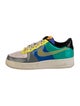 Nike Leather Colorblock Pattern Sneakers
