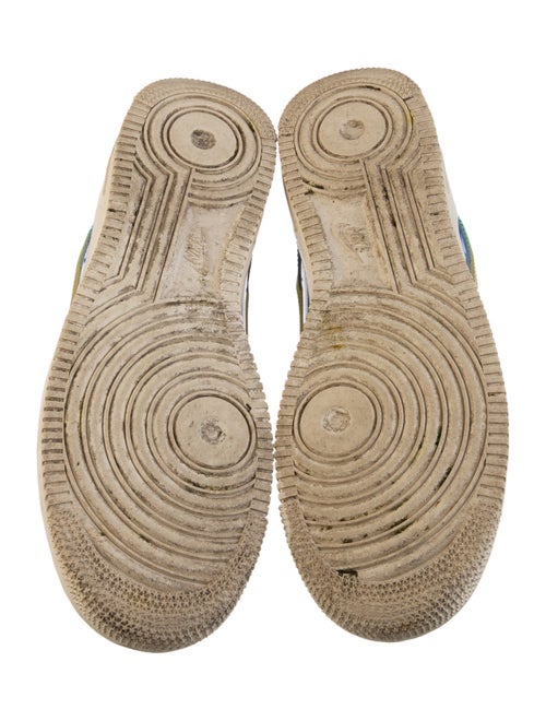 Nike Leather Colorblock Pattern Sneakers