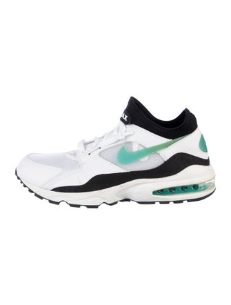 Nike Leather Colorblock Pattern Athletic Sneakers