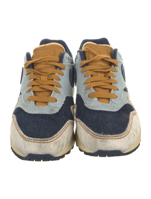 Nike Denim Colorblock Pattern Athletic Sneakers