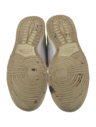 Nike Leather Colorblock Pattern Sneakers