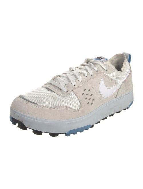 Nike Suede Colorblock Pattern Athletic Sneakers