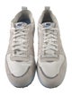 Nike Suede Colorblock Pattern Athletic Sneakers