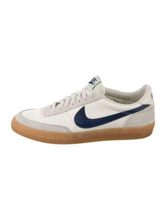 Nike Leather Colorblock Pattern Sneakers