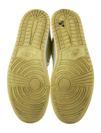 Nike Leather Colorblock Pattern Sneakers