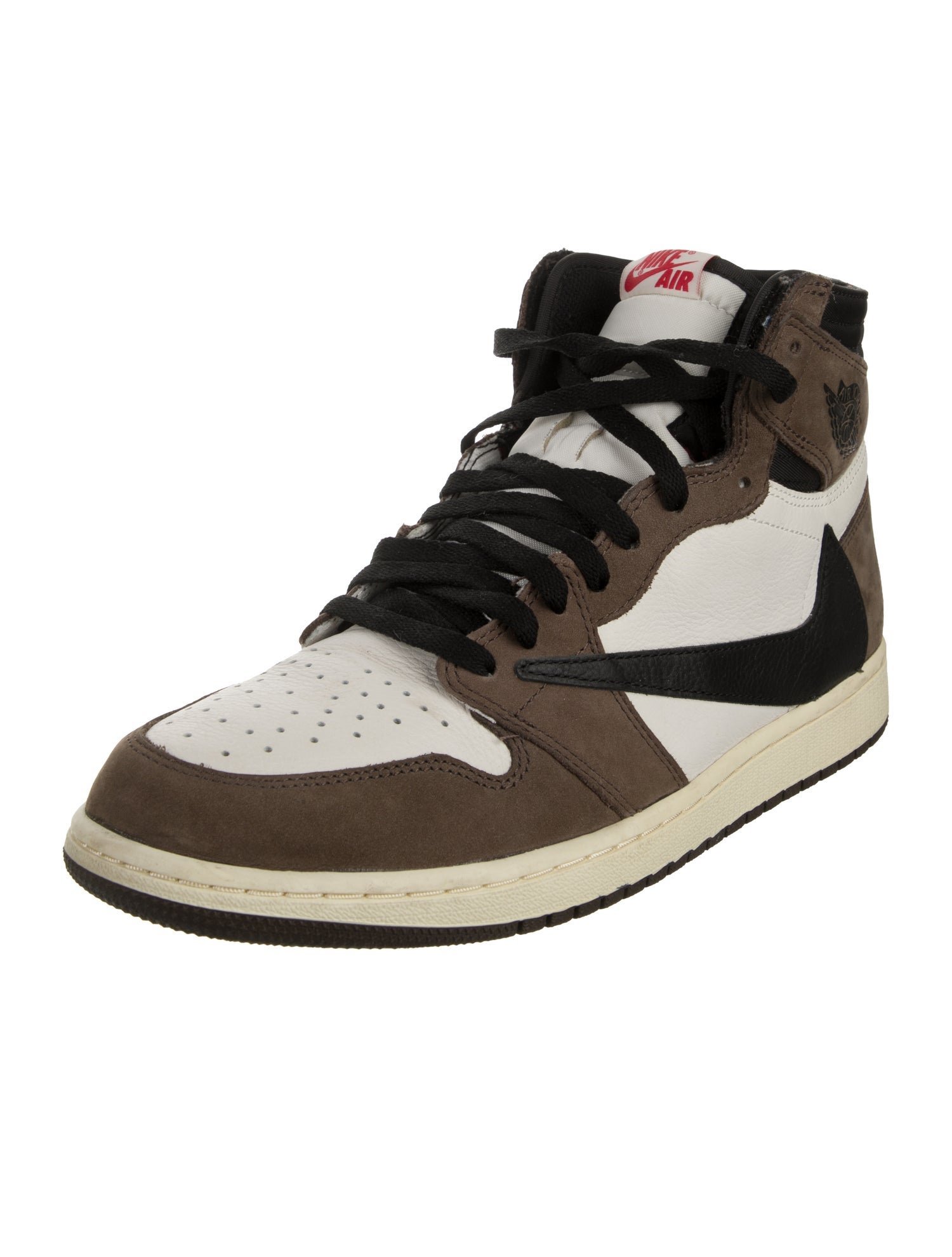 Nike Leather Colorblock Pattern Sneakers