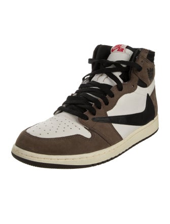 Nike Leather Colorblock Pattern Sneakers