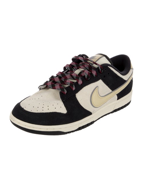 Nike Suede Colorblock Pattern Athletic Sneakers