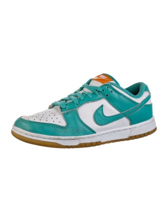 Nike Leather Colorblock Pattern Athletic Sneakers