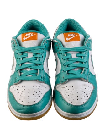 Nike Leather Colorblock Pattern Athletic Sneakers