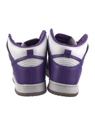 Nike Leather Colorblock Pattern Sneakers