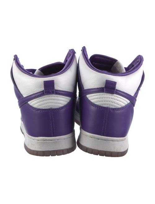 Nike Leather Colorblock Pattern Sneakers