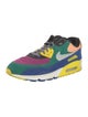 Nike Suede Colorblock Pattern Athletic Sneakers