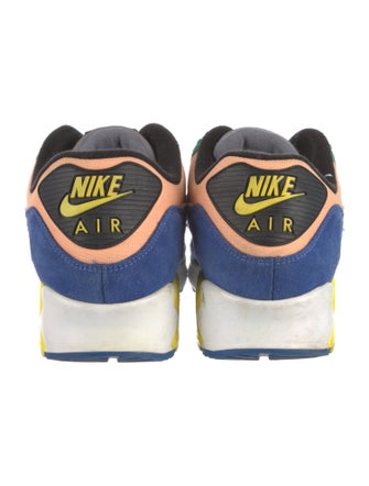 Nike Suede Colorblock Pattern Athletic Sneakers