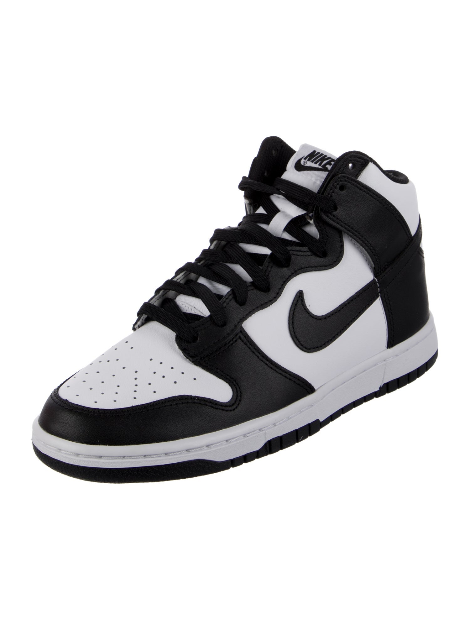 Nike Leather Colorblock Pattern Athletic Sneakers