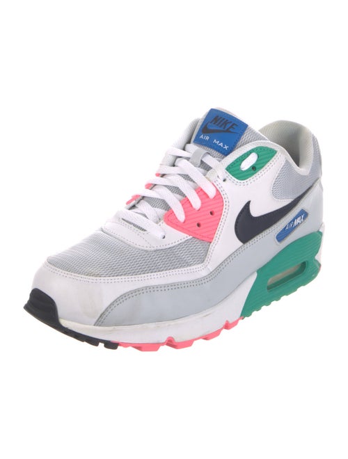 Nike Leather Colorblock Pattern Sneakers