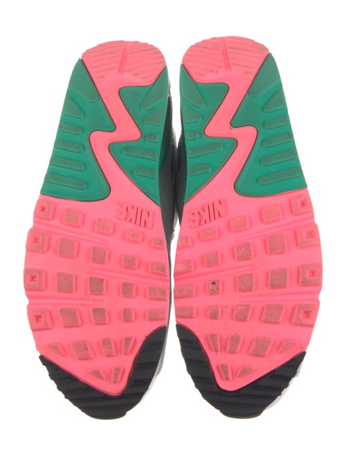 Nike Leather Colorblock Pattern Sneakers