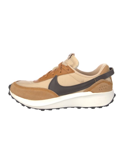 Nike Suede Colorblock Pattern Athletic Sneakers