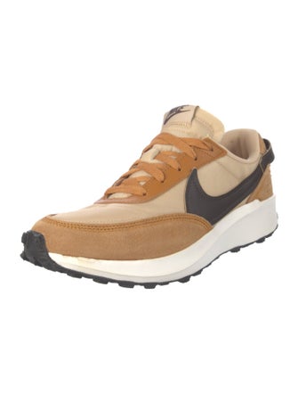 Nike Suede Colorblock Pattern Athletic Sneakers