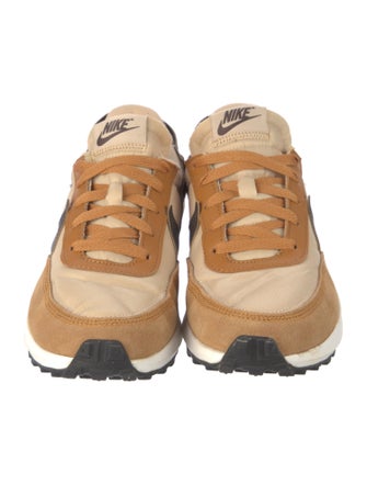 Nike Suede Colorblock Pattern Athletic Sneakers