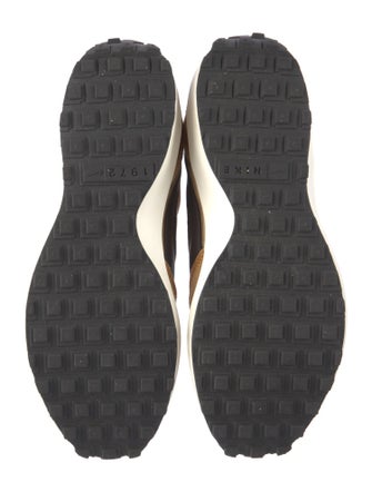 Nike Suede Colorblock Pattern Athletic Sneakers