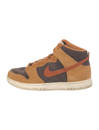 Nike Suede Colorblock Pattern Sneakers