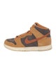 Nike Suede Colorblock Pattern Sneakers