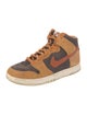Nike Suede Colorblock Pattern Sneakers
