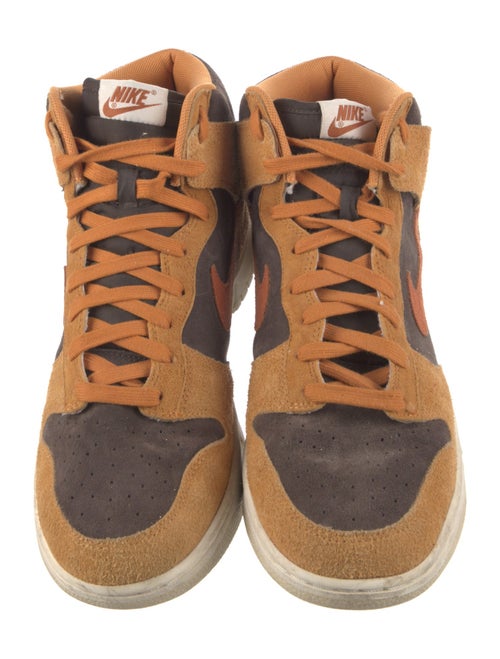 Nike Suede Colorblock Pattern Sneakers