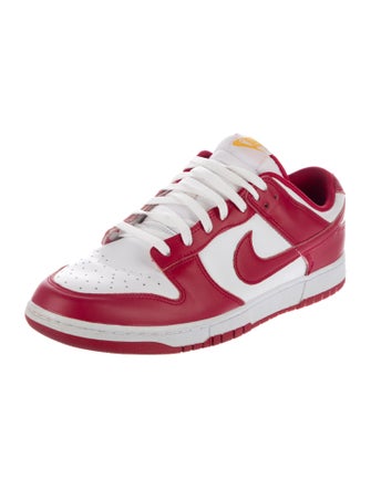 Nike Leather Colorblock Pattern Athletic Sneakers