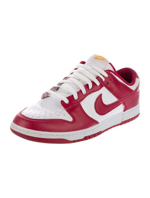 Nike Leather Colorblock Pattern Athletic Sneakers