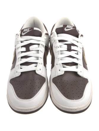 Nike Leather Colorblock Pattern Athletic Sneakers