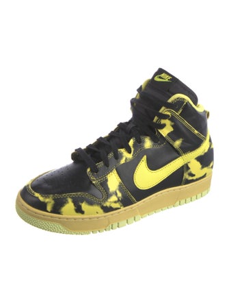 Nike Leather Tie-Dye Print Sneakers