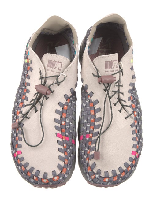 Nike Suede Colorblock Pattern Sneakers