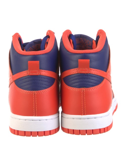 Nike Leather Colorblock Pattern Sneakers