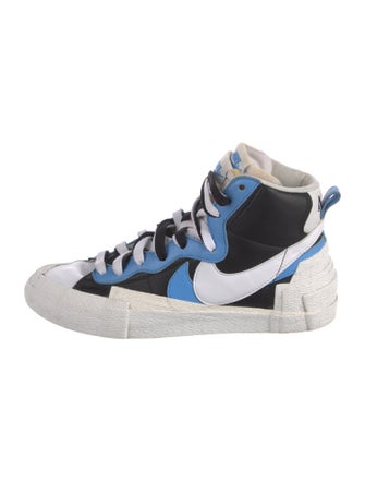 Nike Leather Colorblock Pattern Sneakers