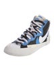 Nike Leather Colorblock Pattern Sneakers