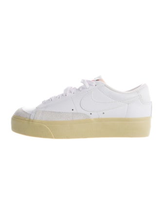Nike Leather Colorblock Pattern Sneakers
