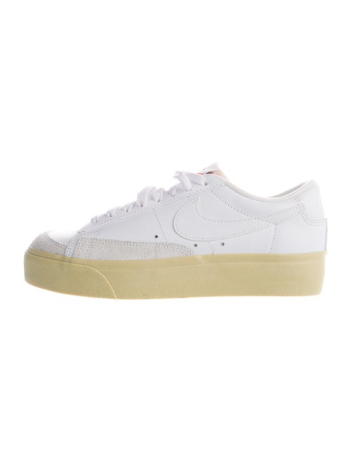 Nike Leather Colorblock Pattern Sneakers